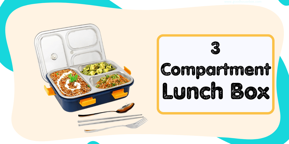 3 Compartment Lunch Box