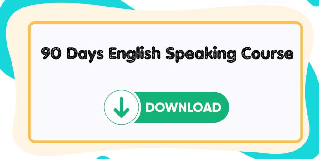 90 Days English Speaking Course Pdf