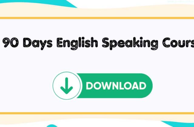 90 Days English Speaking Course Pdf