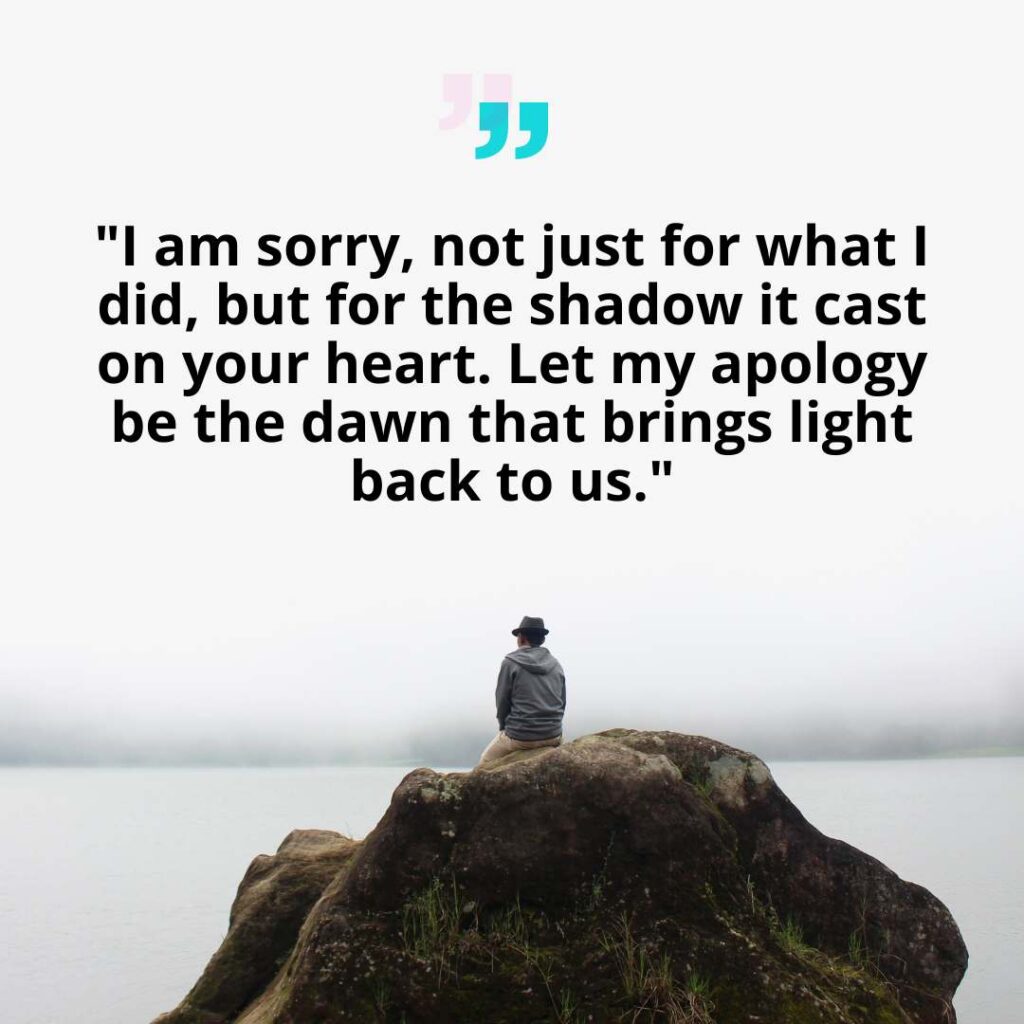 I am sorry quotes